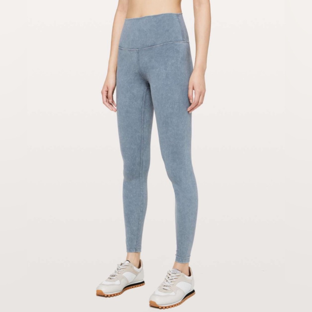 Lululemon Wunder Under High-Rise Tight 25" *Full-On Luxtreme Washed Moon Blue S4